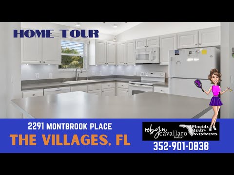 Видео: ДОМАШНИЙ ТУР 2291 Montbrook Place 3/2 Between the 6's | Робин Кавалларо | The Villages, Флорида