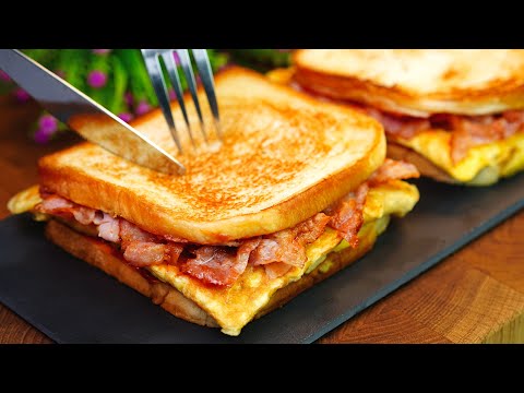 Видео: Простой и вкусный рецепт сэндвича! Никто не знает этот рецепт! Дешево и просто