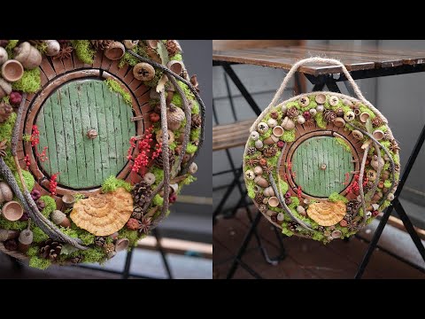 Видео: ОСЕННЕЕ панно  с дверью ХОББИТА / DIY TSVORIC