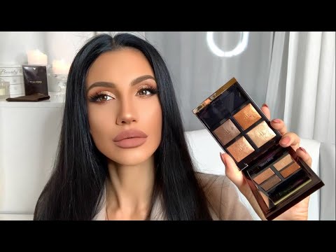 Видео: TOM FORD/Eye Color Quad/04 SUSPICION/Обзор + макияж ❤️
