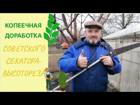 Видео: Копеечная доработка советского секатора-высотореза