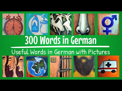 Видео: Учи немецкий: 300 слов на немецком языке с картинками