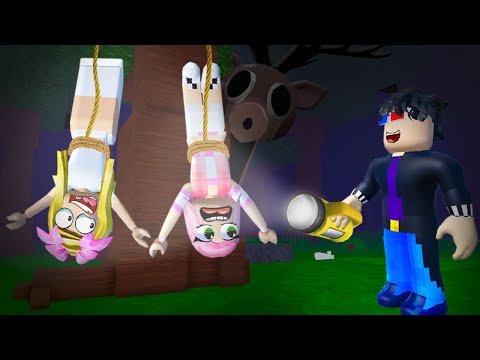 Видео: 🌲УЧУ ДРУЗЕЙ ВЫЖИВАТЬ 99 НОЧЕЙ В ЛЕСУ В РОБЛОКС! ROBLOX