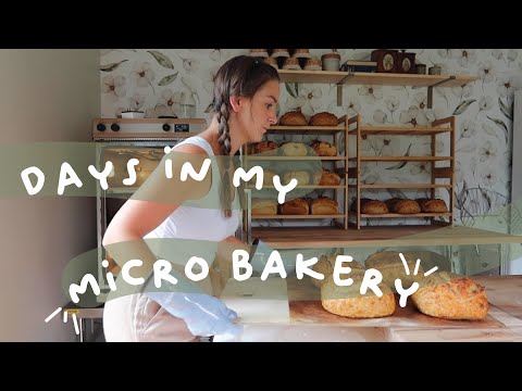 Видео: Дни в моей мини-пекарне | подготовка к фермерскому рынку + выпечка