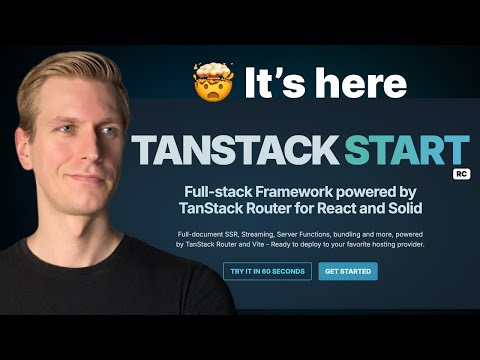 Видео: TanStack Start отлично подходит для полнофункциональных приложений