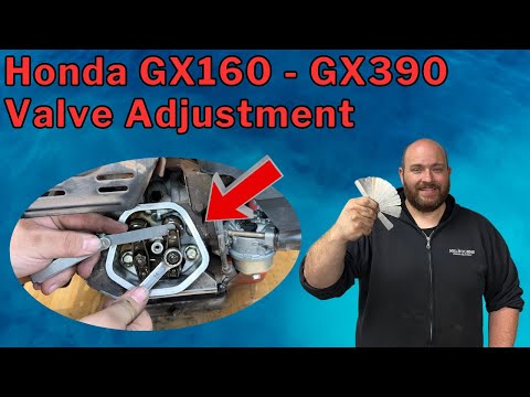 Видео: Регулировка зазоров клапанов Honda GX160 - GX390