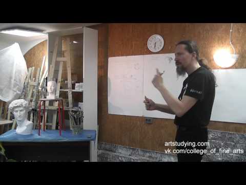 Видео: Рисунок и композиция. Занятие в СПБ 18.06.17. 2 часть