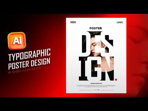 Видео: Дизайн типографского плаката в Adobe Illustrator | Дизайн типографского плаката I Creative Poster