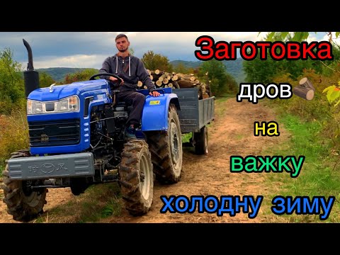 Видео: ЗИМА БУДЕ ВАЖКА! ЗАГОТОВКА ДРОВ на SHIFENG 244.