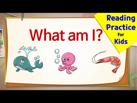 Видео: Английский Практика чтения для детей | Короткие предложения | Кто я Викторина (1-30)