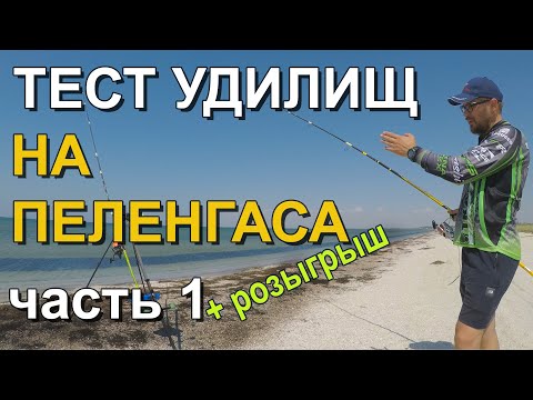 Видео: Тест серфовых удилищ для ловли пеленгаса. Часть 1.