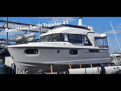 Видео: Обзор новой лодки Beneteau Swift Trawler 41