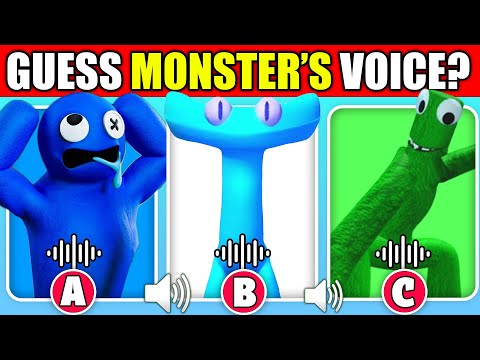 Видео: Угадай голос монстра. Rainbow Friends. Глава 2 | Скримеры про монстров (ГОЛУБОЙ, ЖЁЛТЫЙ)