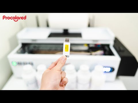 Видео: Руководство по настройке и установке цветного DTF-принтера