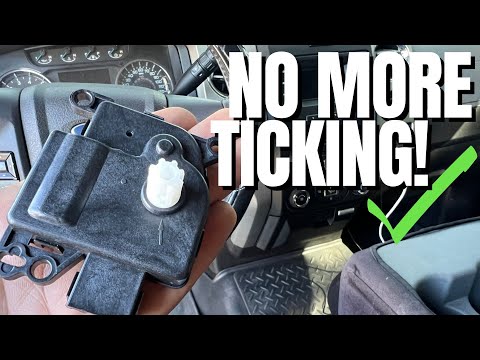 Видео: КАК ЗАМЕНИТЬ ПРИВОД ДВЕРИ РЕЖИМА КОНДИЦИОНИРОВАНИЯ В FORD F150 2009-2014 ГГ. Избавьтесь от щелчко...