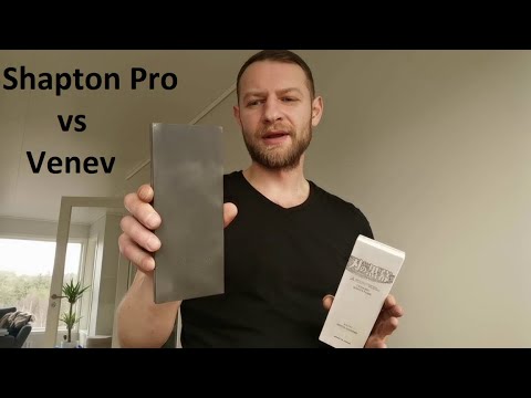 Видео: Японский камень для заточки Shapton vs алмазные бруски веневского завода. Часть 1.