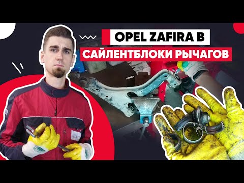 Видео: ЗАМЕНА САЙЛЕНТБЛОКОВ ПЕРЕДНИХ РЫЧАГОВ ОПЕЛЬ. Как поменять сайлентблоки - Opel Zafira B, Opel Astra G
