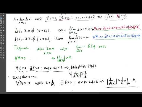 Видео: Про епсилон-дельта определения.