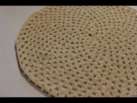 Видео: How to Crochet a Granny Circle Как связать  Круг крючком