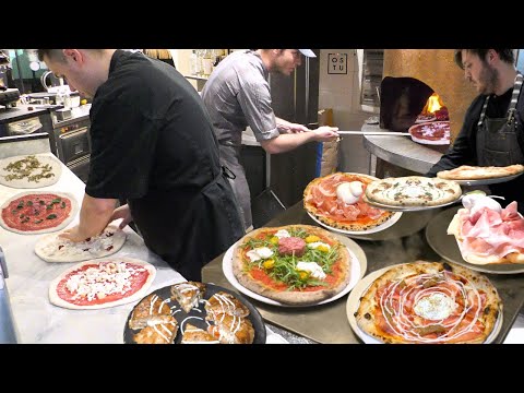 Видео: Только здесь! Редкие пиццы гурме, созданные двумя молодыми братьями! Пиццерия "Ostu", Италияvie