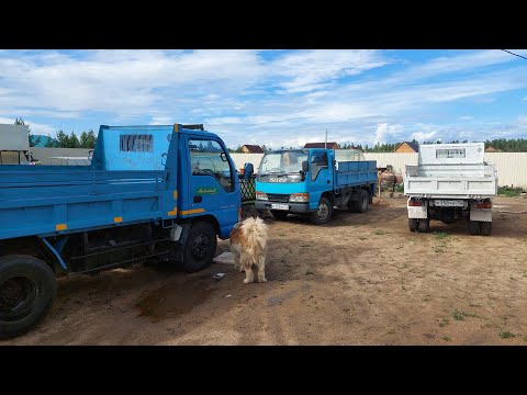 Видео: ISUZU  ELF.  Сравнение самосвалов.