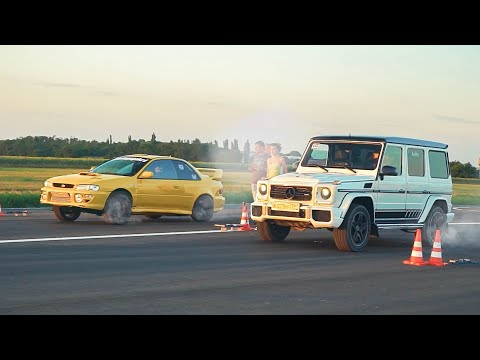 Видео: MERCEDES G63 AMG 600 л.с. против ЯПОНЦЕВ