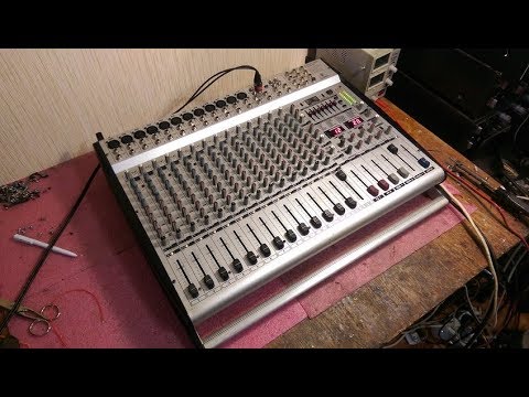 Видео: Behringer PMH5000 Europower замена фейдеров регуляторов микшера