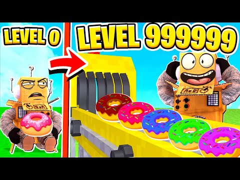 Видео: ПОСТРОИЛ ФАБРИКУ ПОНЧИКОВ за 5 МИНУТ! НУБ И ПРО ВИДЕО ROBLOX