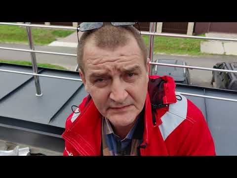 Видео: Проверка качества плоской ПВХ кровли при помощи прибора Изотест, проверка током высокого напряжения