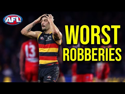 Видео: Худшие ограбления в истории AFL