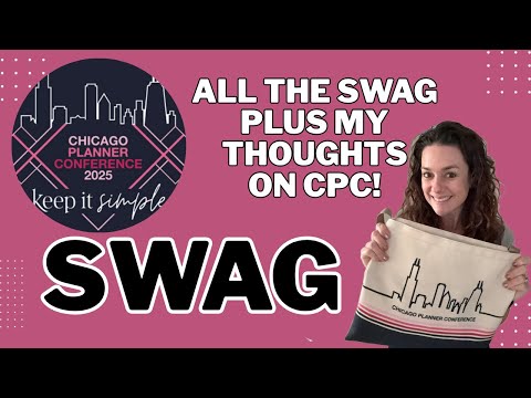 Видео: Чикагская конференция планировщиков 2025 г. [Все SWAG от CPC плюс мои мысли!]