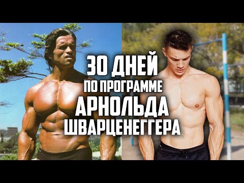 Видео: 30 ДНЕЙ ПОДРЯД ПО ПРОГРАММЕ АРНОЛЬДА ШВАРЦЕНЕГГЕРА, ВОТ ЧТО ВЫШЛО!