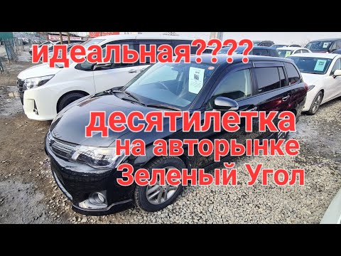 Видео: Fielder G WXB. Идеальная ??? десятилетка на авторынке Зеленый Угол во Владивостоке