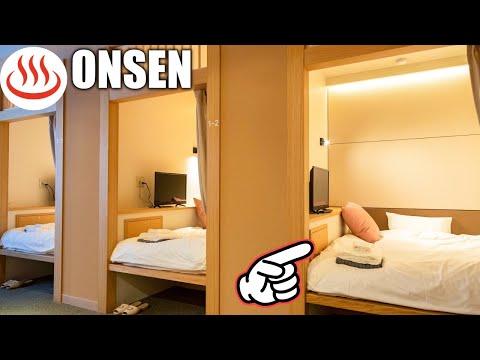 Видео: Роскошный номер-капсула в гостинице с горячими источниками🛌♨️ Только для женщин👩🇯🇵 Хоккайдо, Япония