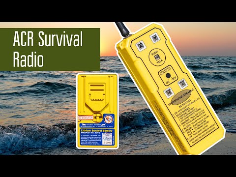 Видео: ACR SR-102 Survival Radio Морская спасательная радиостанция GMDSS 2726A