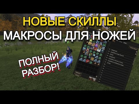 Видео: Ротации для Фарма и Новые Скиллы ножей в Lineage 2 Wolf Waker Руофф