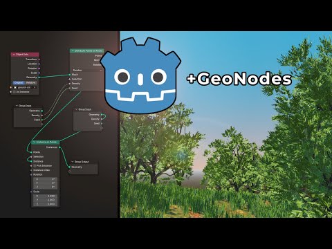 Видео: Узлы геометрии Blender с Godot 4.5