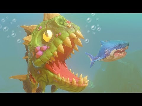 Видео: НАШЕСТВИЕ ЗОМБИ ПИРАНЬИ, МЕГАЛОДОН В ШОКЕ! | Feed and Grow Fish