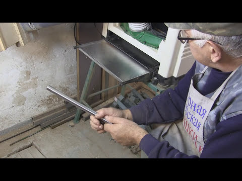 Видео: Ступенька на рейсмусе. Step for panel planer.