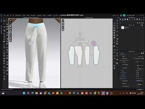 Видео: Моделирование брюк  Асимметрия брюк