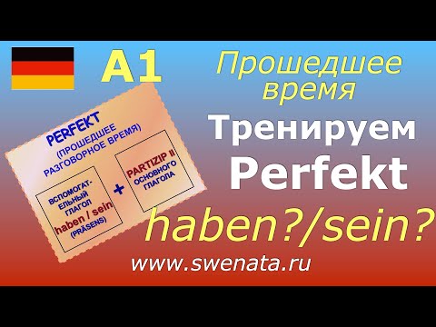 Видео: А1/А2 Тренируем Perfekt в упражнениях haben/sein