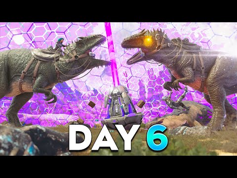 Видео: Противостояние безумным OSD «Вымирание» и наша последняя защита базы! — ARK PvP