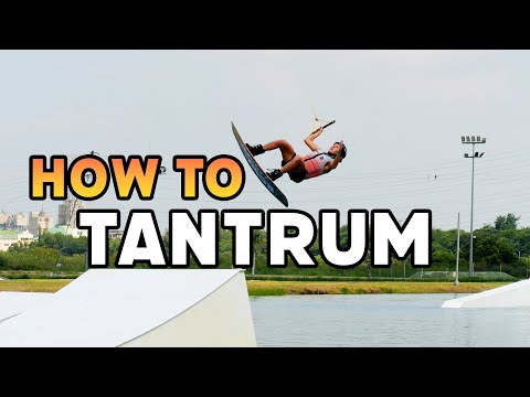 Видео: Как сделать TANTRUM - сальто назад с кикера - Учебное пособие по Cable Wakeboard