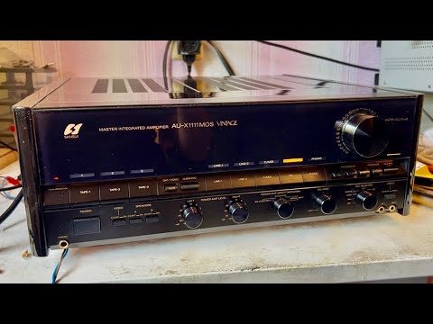 Видео: Sansui au-x1111 mos vintage. Профилактика после профилактики. Часть 1-я, разборка и осмотр.