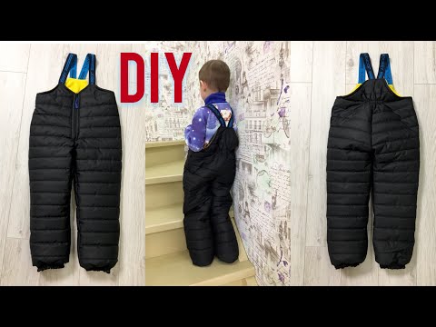 Видео: Зимний полукомбинезон по выкройке Easysew.info. Моя ошибка при работе с курточной стёжкой |TIM_hm|