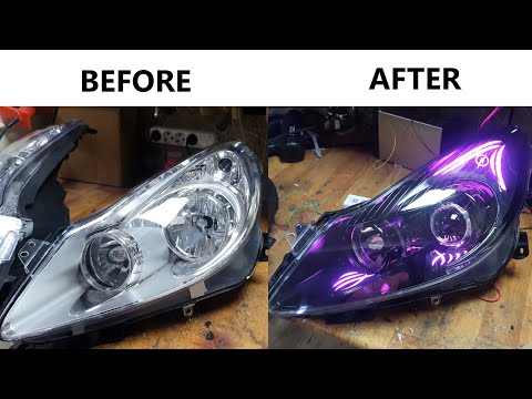 Видео: Как это сделано Дизайн фар Opel Corsa D