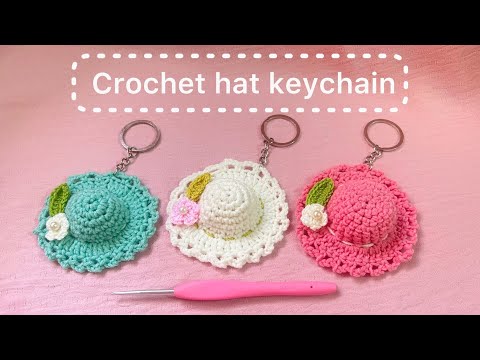 Видео: Брелок для вязаной крючком шапки|вязаная крючком шапка