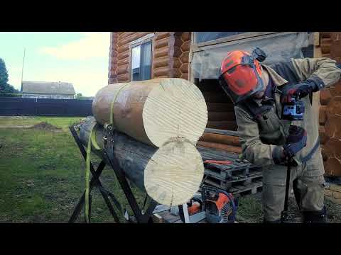 Видео: Как ровно отторцевать венцы.