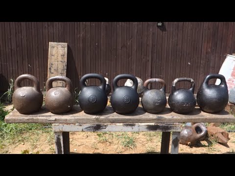 Видео: ОБЗОР СРАВНЕНИЕ 3-Х ПУДОВЫХ ГИРЬ
