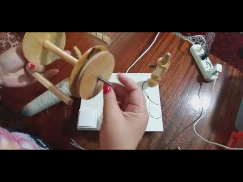 Видео: Урюпинская прялка. МАТРЁШКА.  Руководство к работе, нюансы. Подготавливаем прялку к началу работы